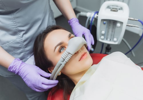 What type of anesthesia is used for cosmetic dental procedures?